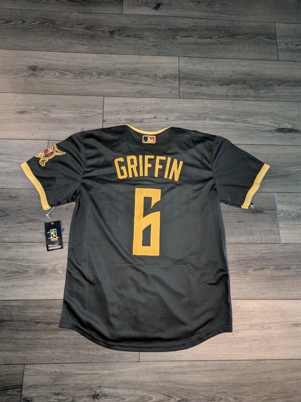 Konnor Griffin #6 Pittsburgh Pirates 2026 City Connect Baseball Jersey - Picture 4 of 9